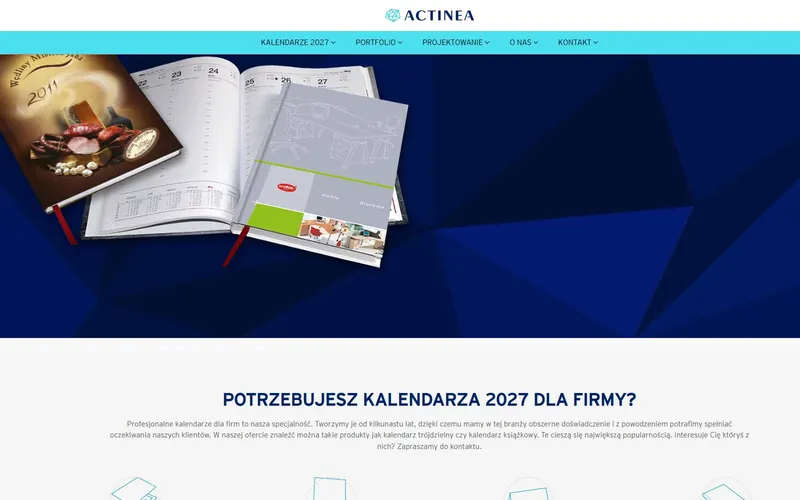 Strona firmy Actinea Kalendarze